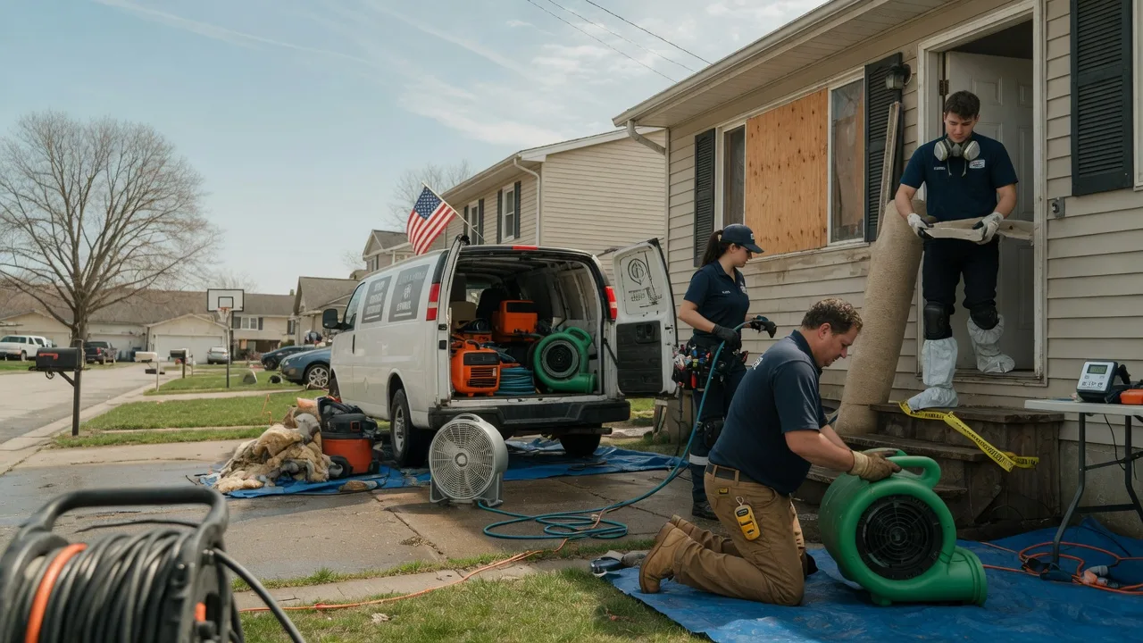 Water Damage Restoration in Assumption, IL near me